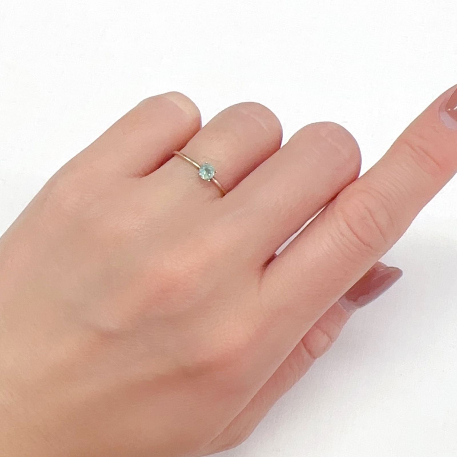 パライバトルマリン ブラジル産 0.18ct[240125603]3.7x3.7mm前後