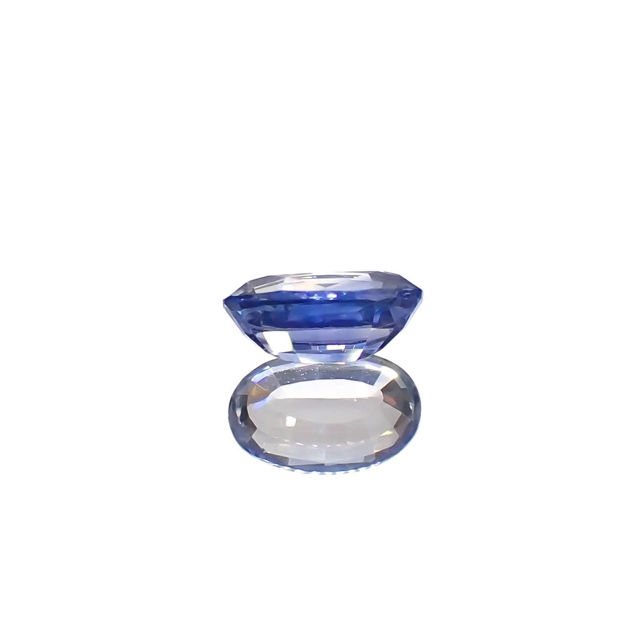 アイスブルーサファイア スリランカ産 0.53ct[230722690]5.9x3.7mm前後