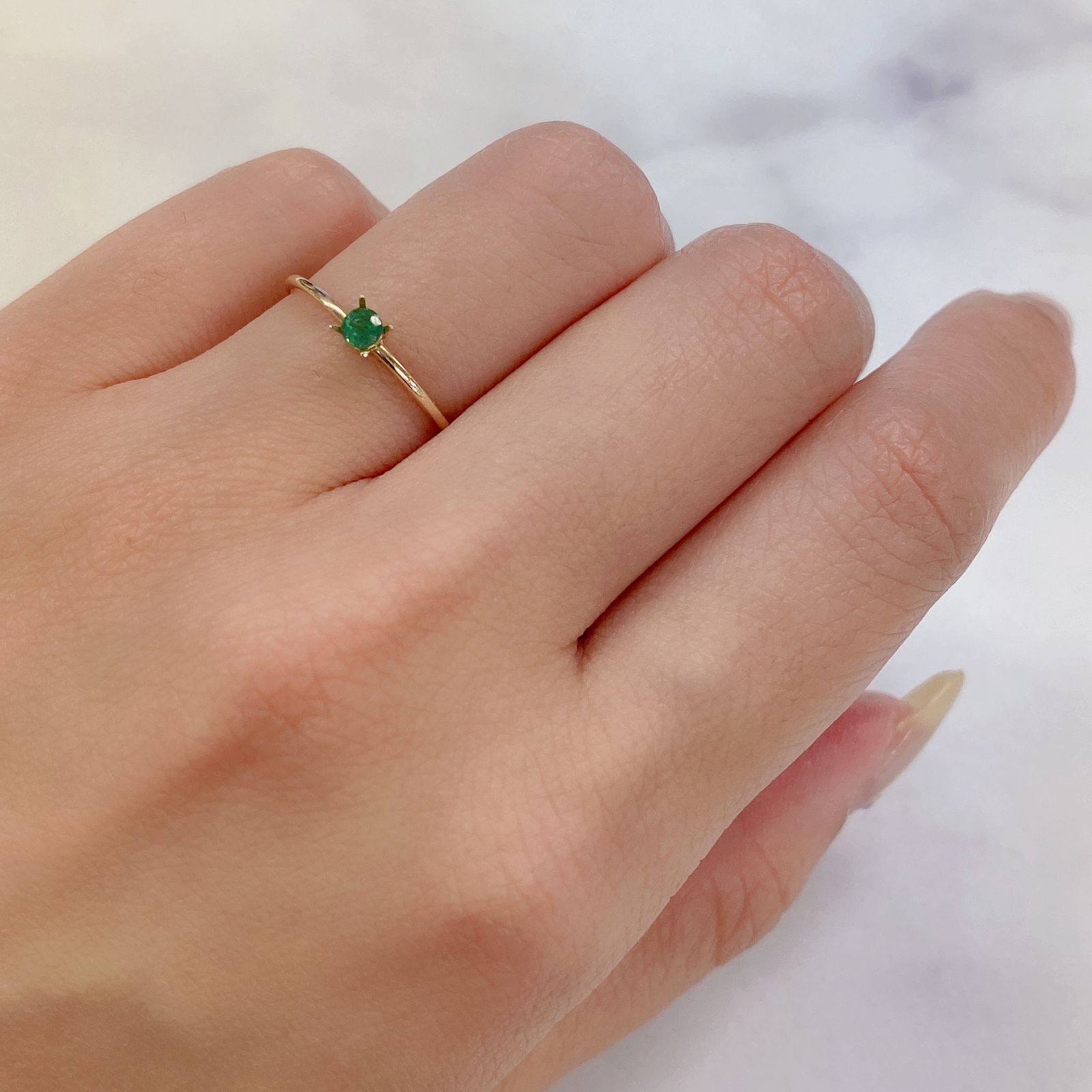 パライバトルマリン(宝石名トルマリン/別名パライバ・トルマリン) ブラジル・パライバ州バターリャ鉱山産 0.12ct 識別済[20106276]2.8×2.8mm前後