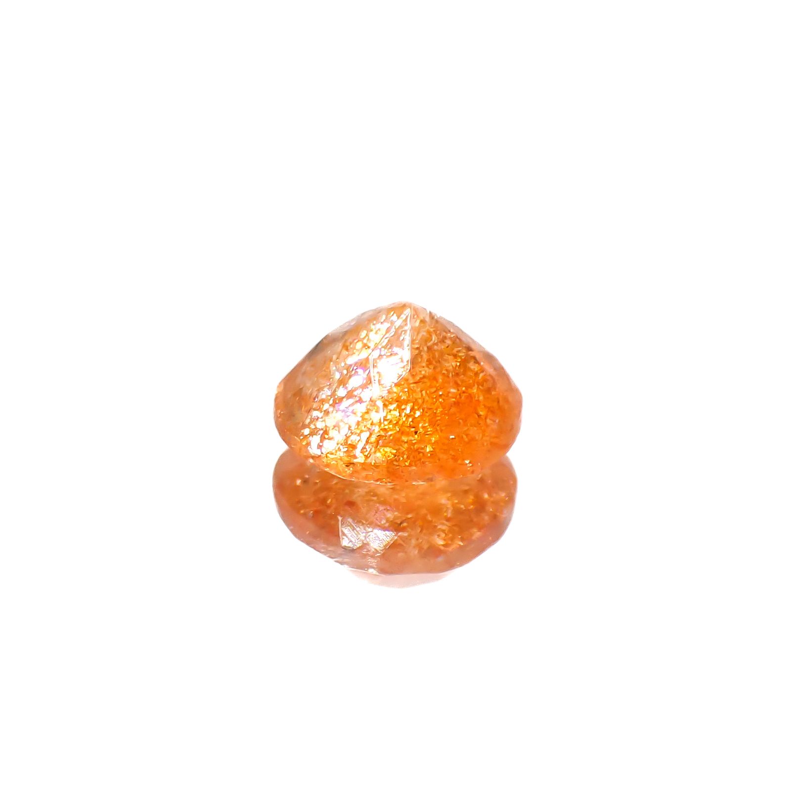 イリュージョンサンストーン タンザニア産 1.77ct[240728542]8.1x8.1mm前後