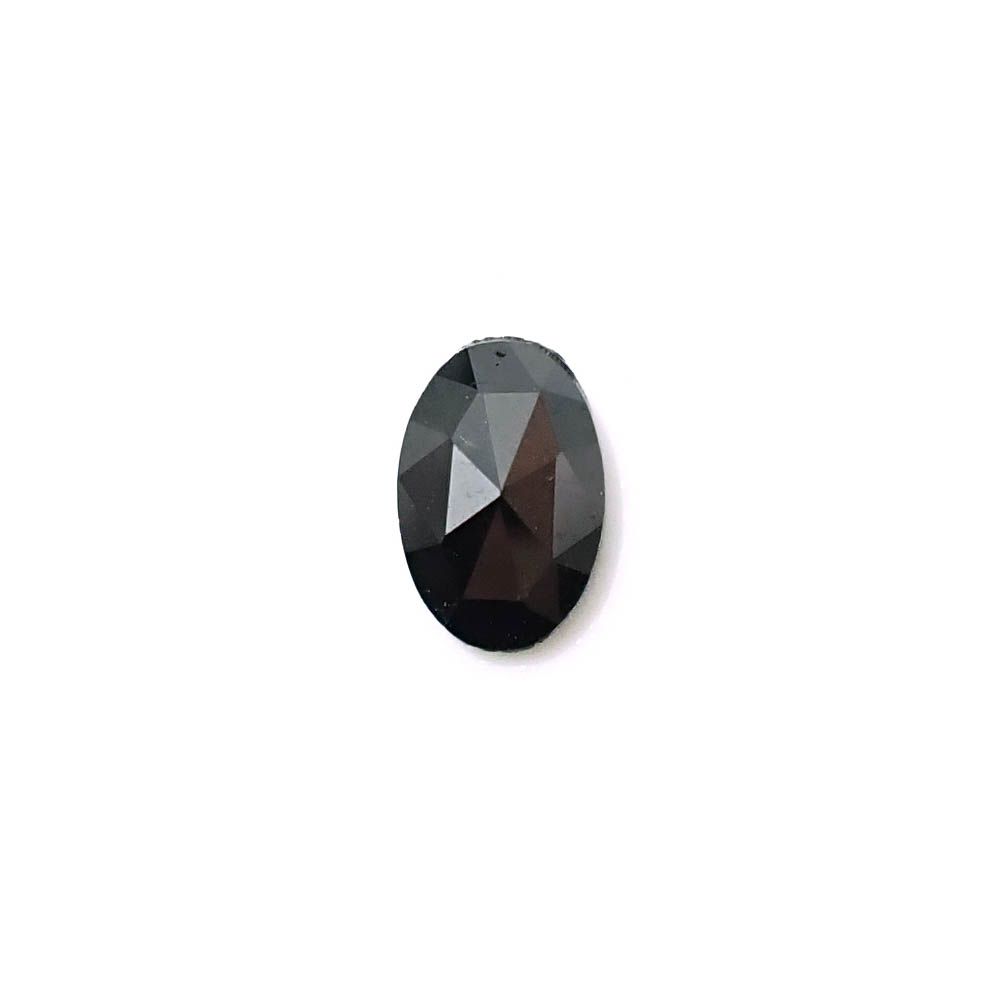 ◇ローズカット◇ブラックダイヤモンド ジンバブエ産 0.54ct / 6.3x4.1mm前後 [251131322]