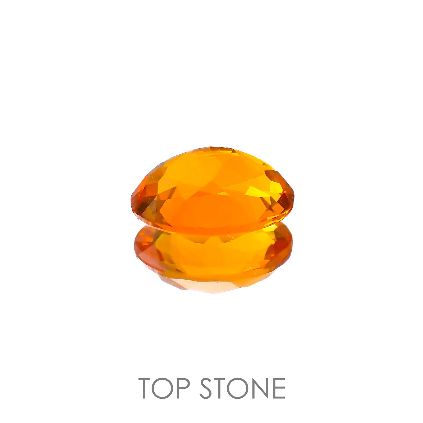 ファイヤーオパール メキシコ産 1.26ct[221018355]9.3x7.3mm前後