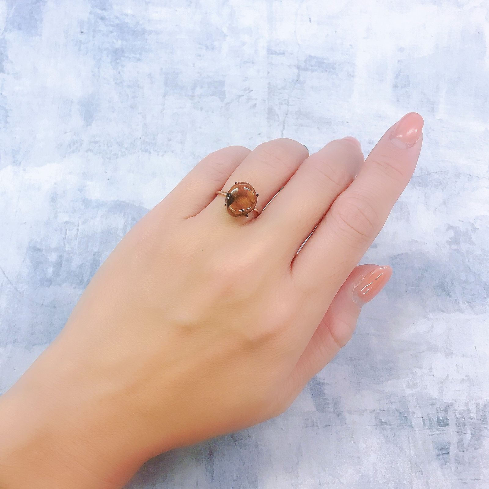 ◇フリーフォーム◇ファイヤーアゲート メキシコ産 4.40ct[220917761]11.9x10.1mm前後