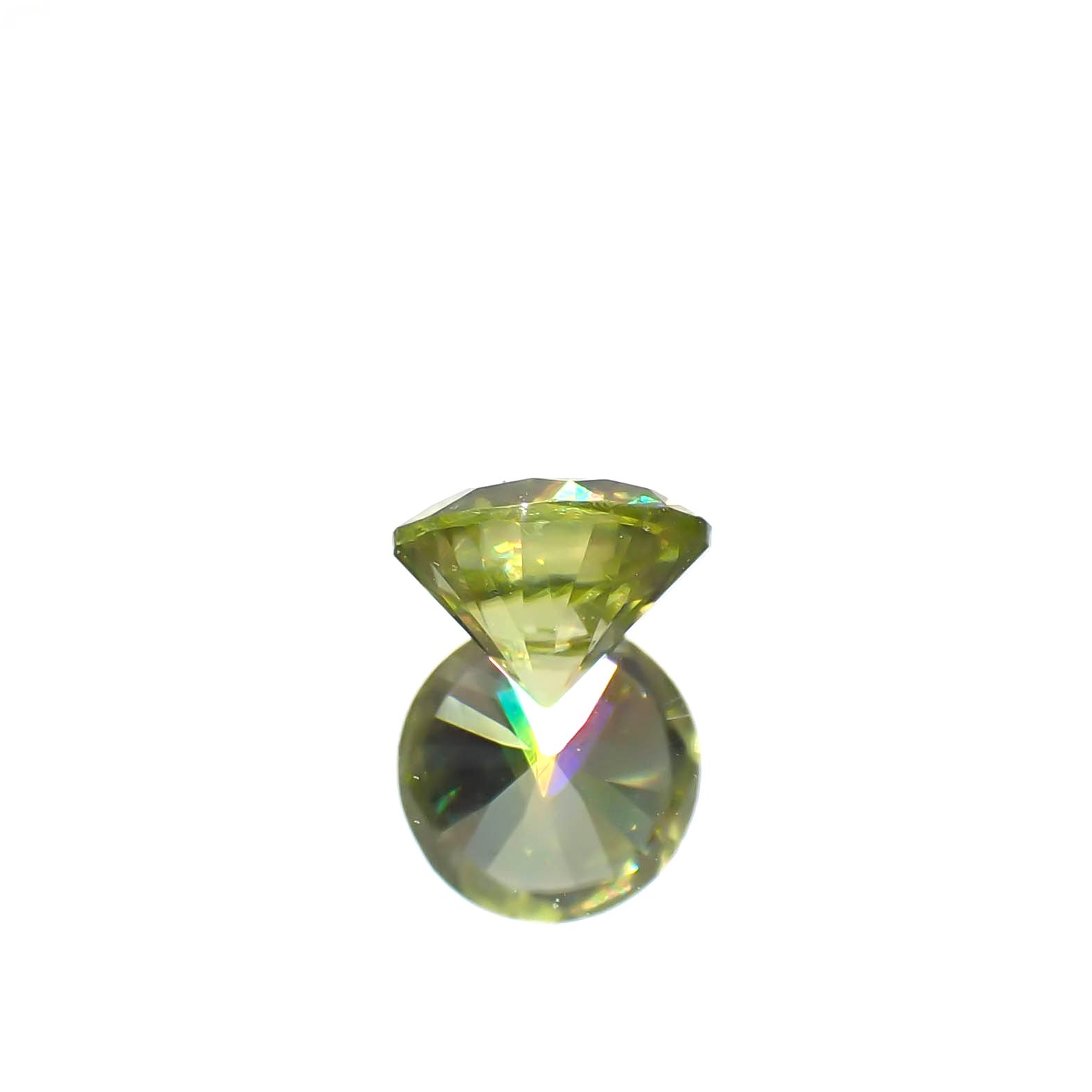 スフェーン(宝石名スフェーン)マダガスカル産 0.99ct 識別済[240627947]6.1x6.1mm前後