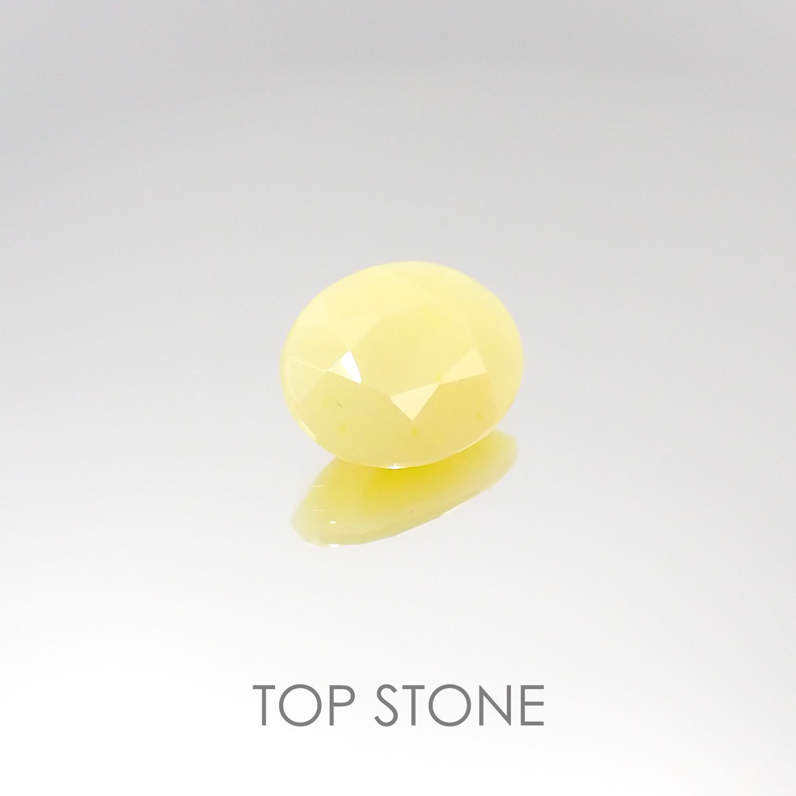 スミソナイト イタリア産 ルース 2.459ct ソーティング付き[20095823]9.5×7.6mm前後