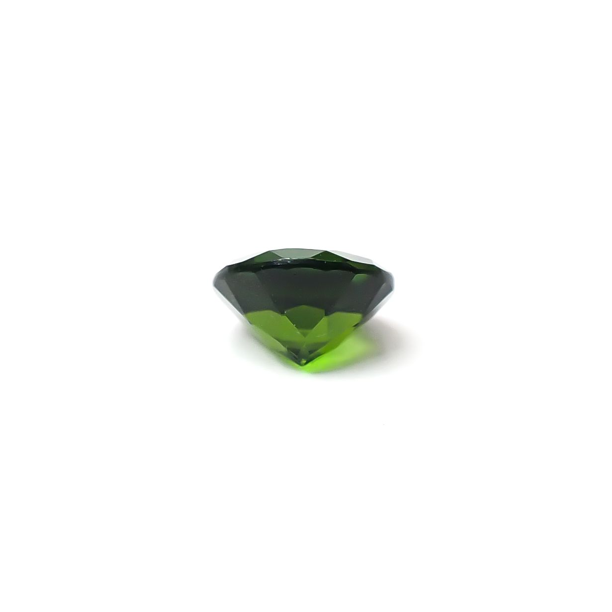クロムダイオプサイド(宝石名クロム・ダイオプサイド)ロシア産 識別済 0.53ct / 5.2x5.2mm前後 [260432097]