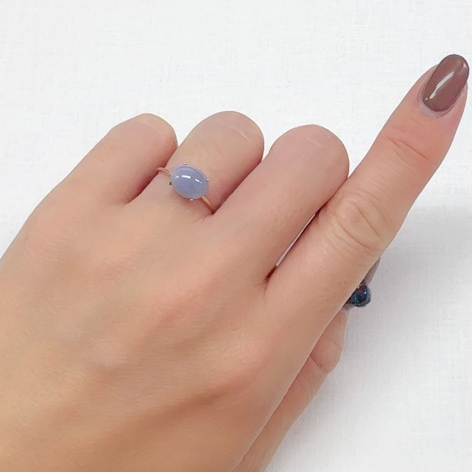 ラベンダー翡翠 ビルマ産 2.07ct[240628388]8.8x7mm前後