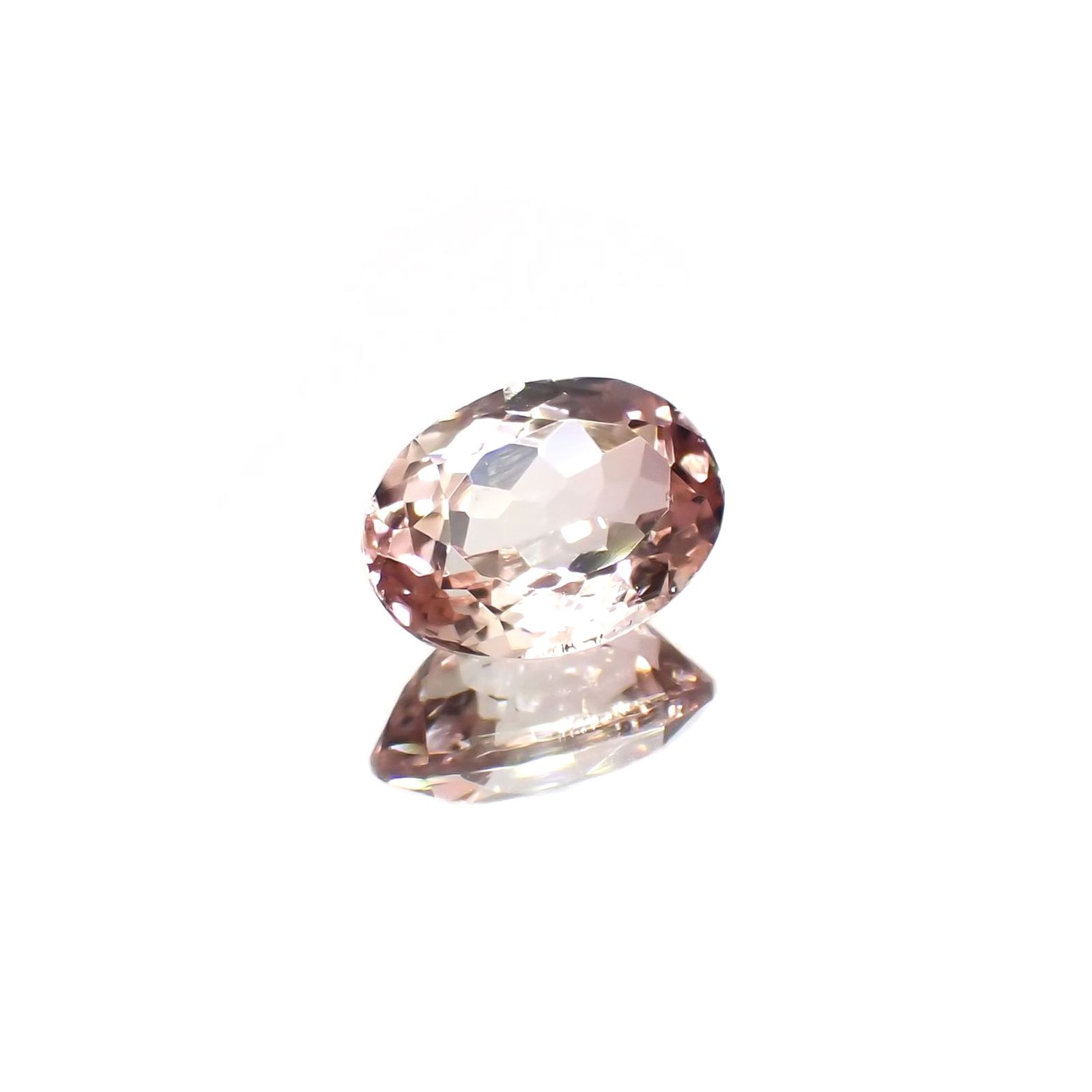 バイカラートルマリン(宝石名トルマリン)コンゴ民主共和国産 1.69ct 識別済[220717024]8.8x6.4mm前後