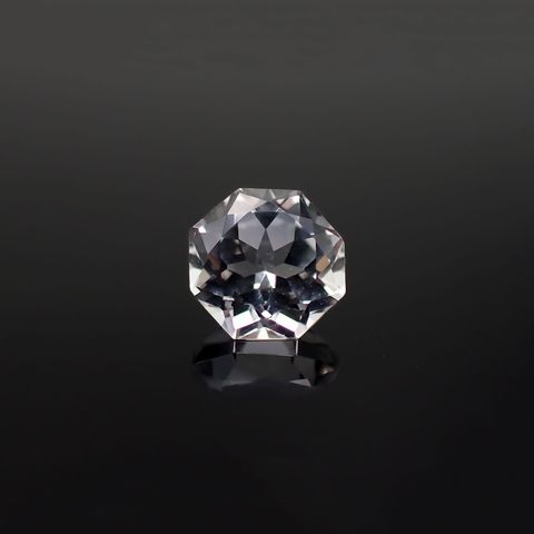 ◇オクタゴンカット◇ホワイトトパーズ ブラジル産 1.79ct[221018500]7.1x6.9mm前後