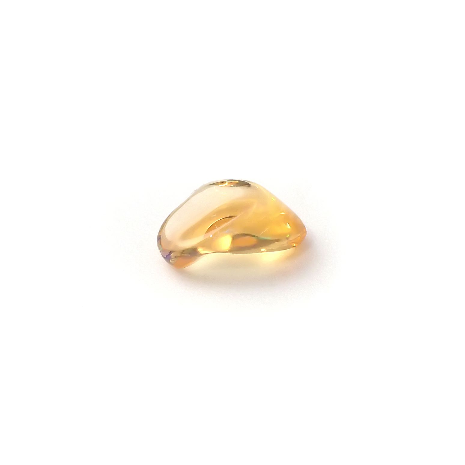 ファイヤーオパール 原石 メキシコ産 0.78ct[240125266]8x5.2mm前後