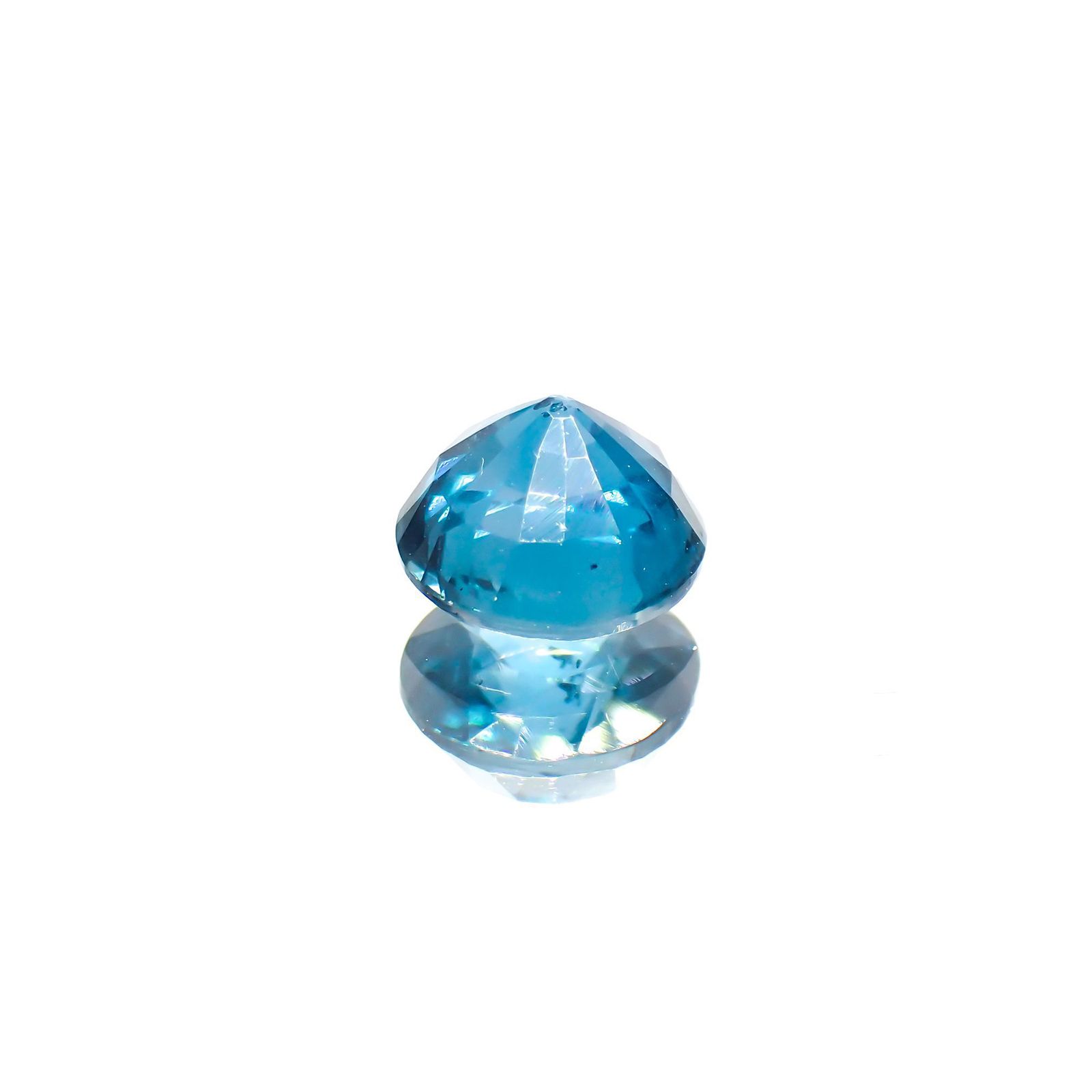 オーシャンブルーカイヤナイト(宝石名カイヤナイト) インド・オリッサ州産 1.70ct 識別済[210912368]6.8×6.8mm前後