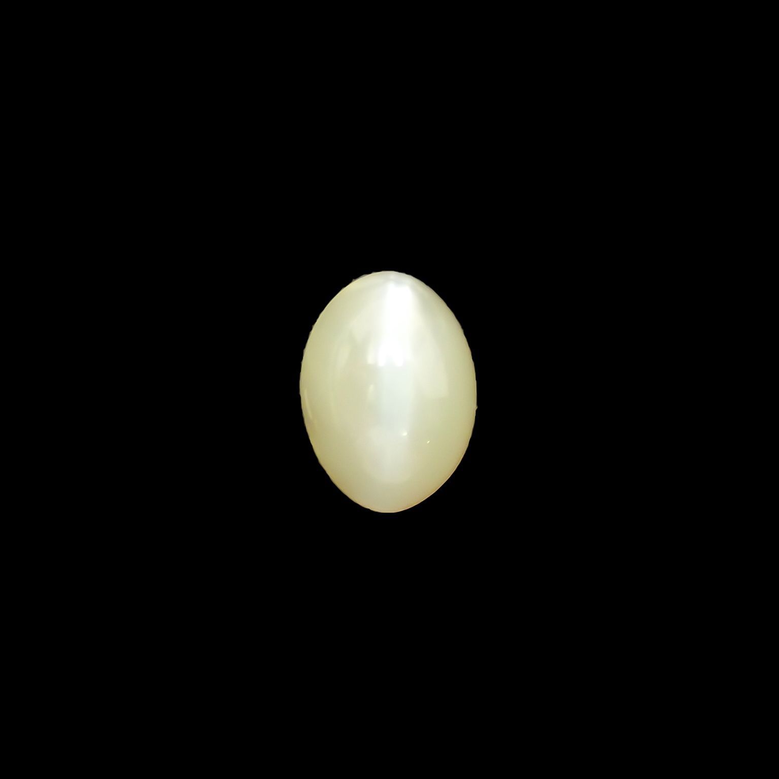 クリソベリルキャッツアイ(宝石名クリソベリル・キャッツアイ) スリランカ産 1.122ct ソ付(彩珠)[210711492]6.3×4.5mm前後