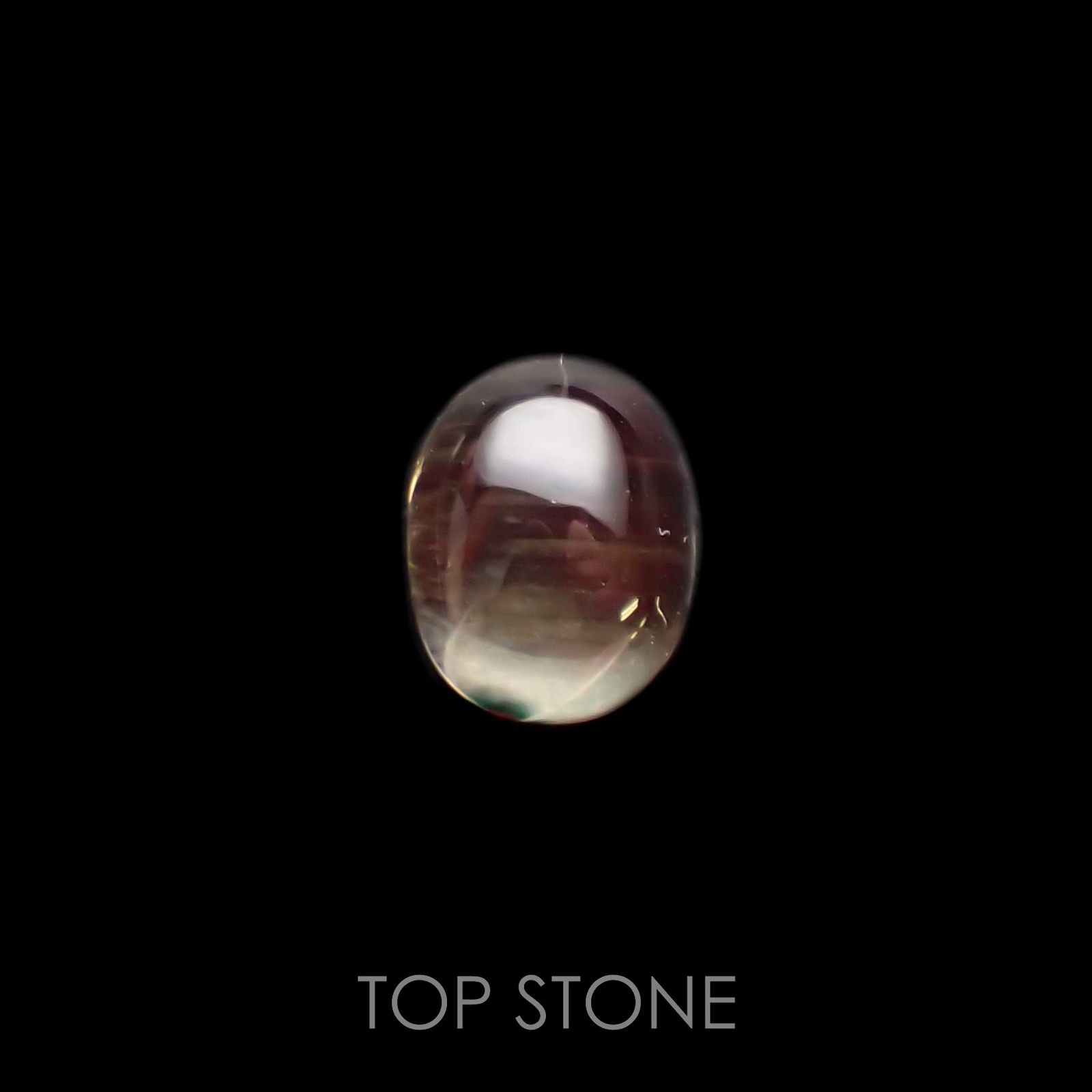 バイカラーアンデシン(宝石名アンデシン/ラブラドライト) チベット産 2.70ct 識別済[211013549]9.8×7.7mm前後