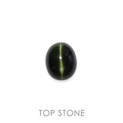 ダイオプサイドキャッツアイ(宝石名ダイオプサイト・キャッツアイ)ロシア産 4.394ct ソ付(CGL)[230120305]10x8.1mm前後