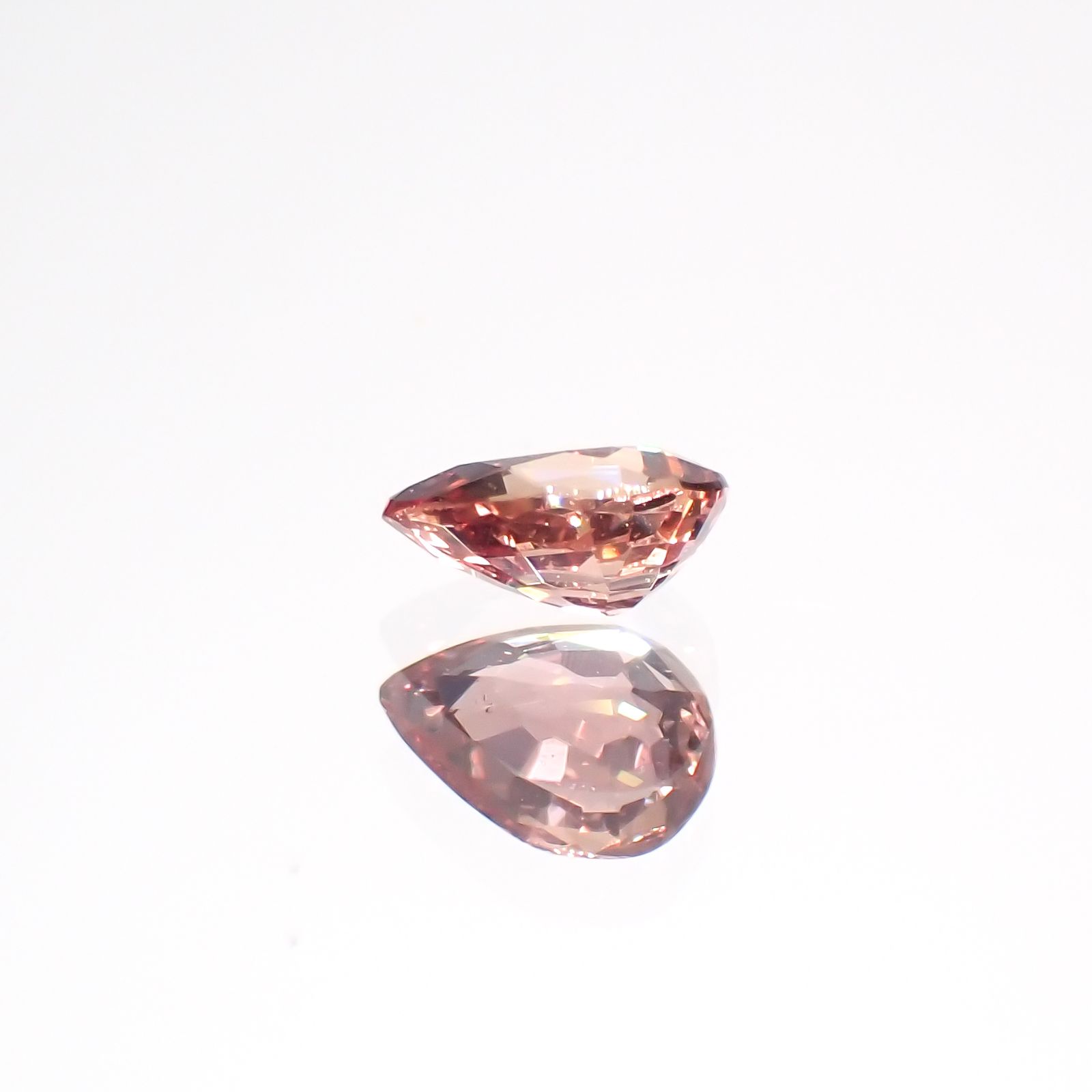 パパラチャサファイア 非加熱(宝石名サファイア/別名パパラチャ・サファイア)スリランカ産 0.19ct GIA鑑付[230521935]4.13x3.11mm前後