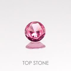 ホットピンクスピネル タンザニア産 ルース 0.11ct[20117675]3.1×3.1mm前後