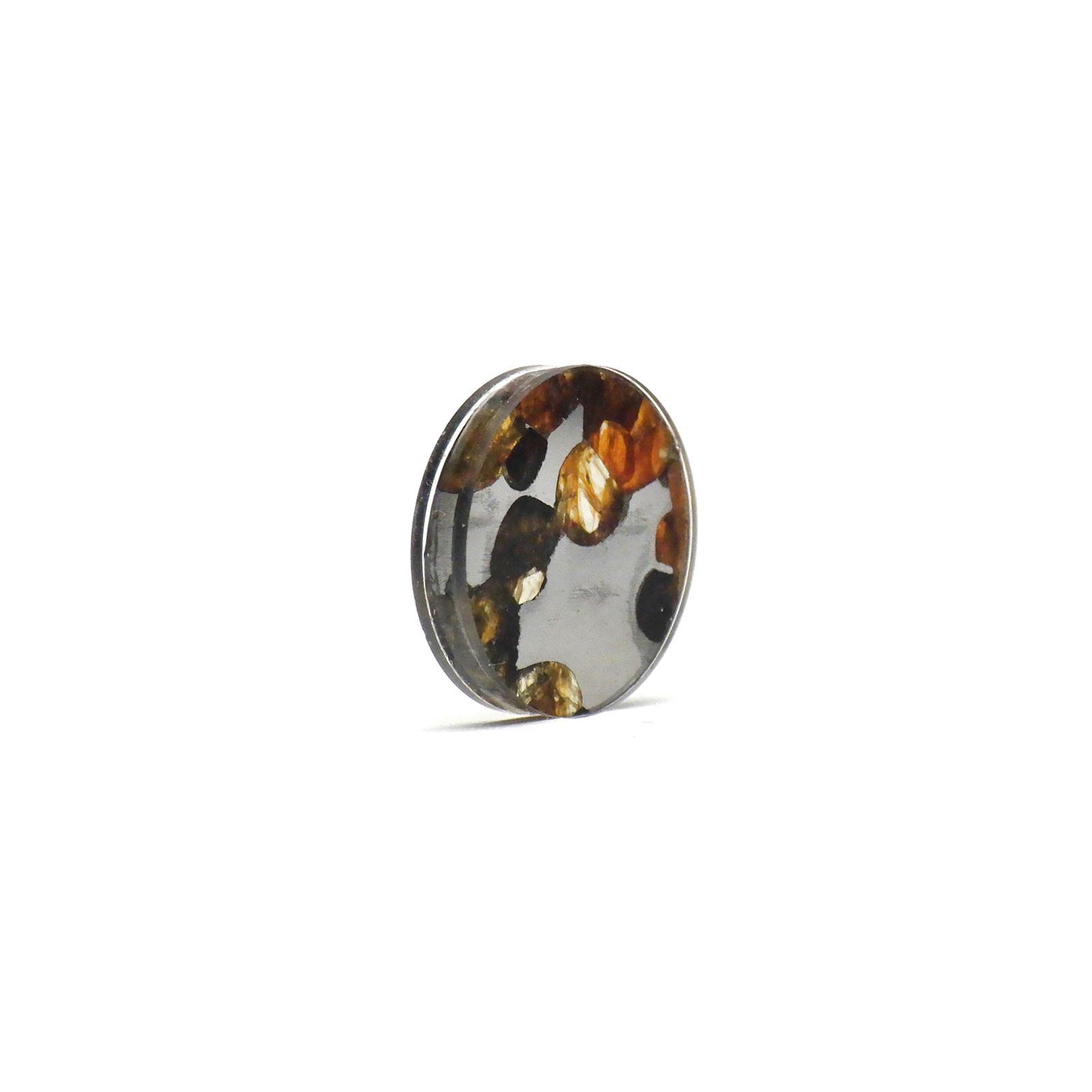 パラサイト隕石Sericho トリプレット 発見地:ケニア 4.29ct[240125709]12x12mm前後
