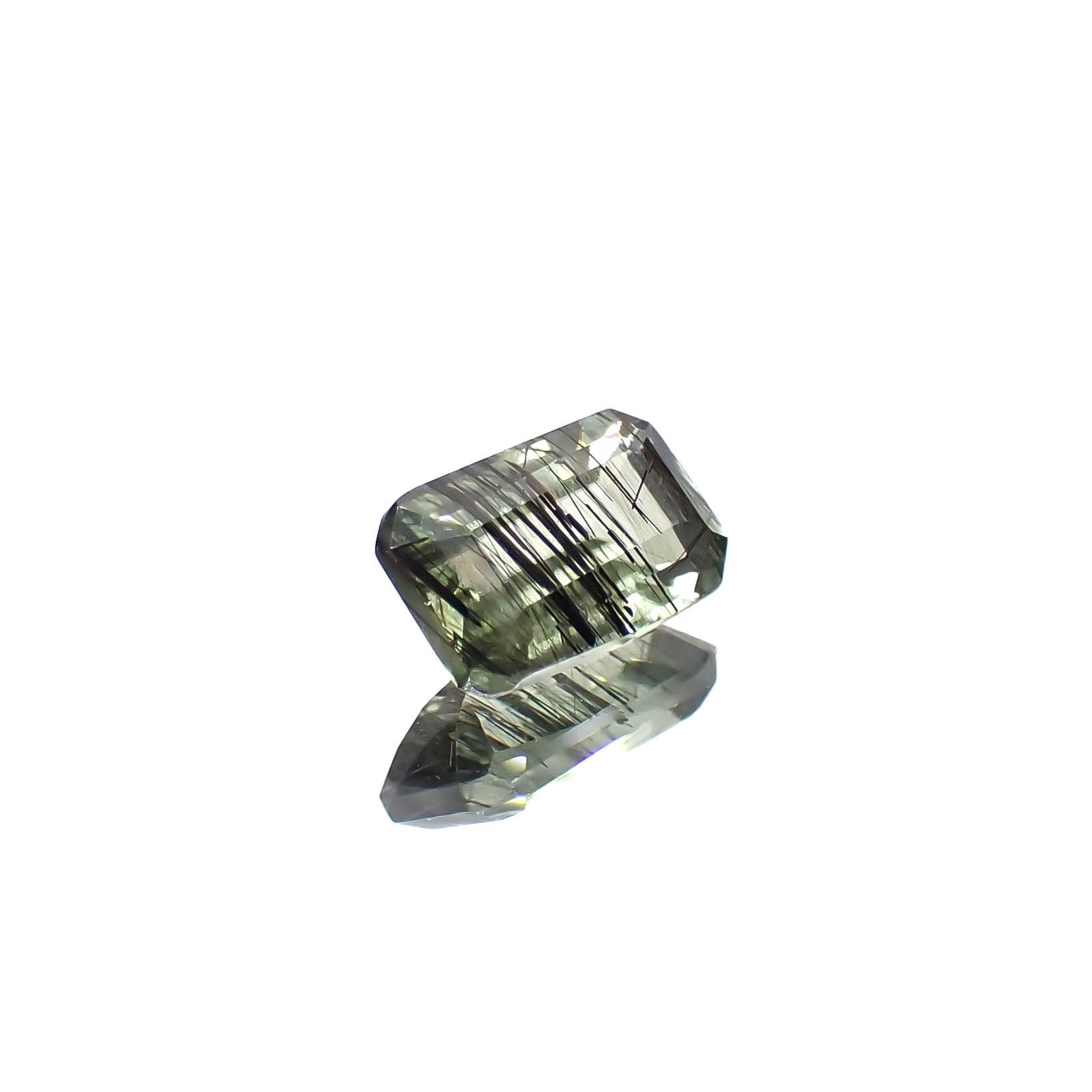 ルドウィジャイトインペリドット パキスタン産 0.97ct[230321243]7.1x4.5mm前後