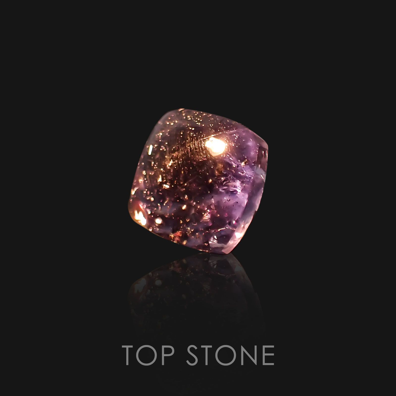 アイオライトサンストーン インド・ブラジル産 ルース 1.19ct[20118179]6×6mm前後