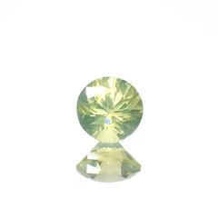 クリソベリル(宝石名クリソベリル)スリランカ産 0.24ct 識別済[230622492]3.7x3.7mm前後