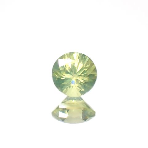 クリソベリル(宝石名クリソベリル)スリランカ産 0.24ct 識別済[230622492]3.7x3.7mm前後