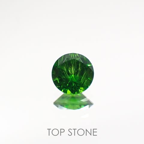 デマントイドガーネット(宝石名デマントイド・ガーネット) ロシア産 0.132ct ソ付(彩珠)[210712081]3.1×3.1mm前後