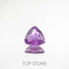 バイオレットサファイア(宝石名バイオレット・サファイア) マダガスカル/タンザニア産 1.334ct ソ付(彩珠)[210812482]6.7×6.9mm前後