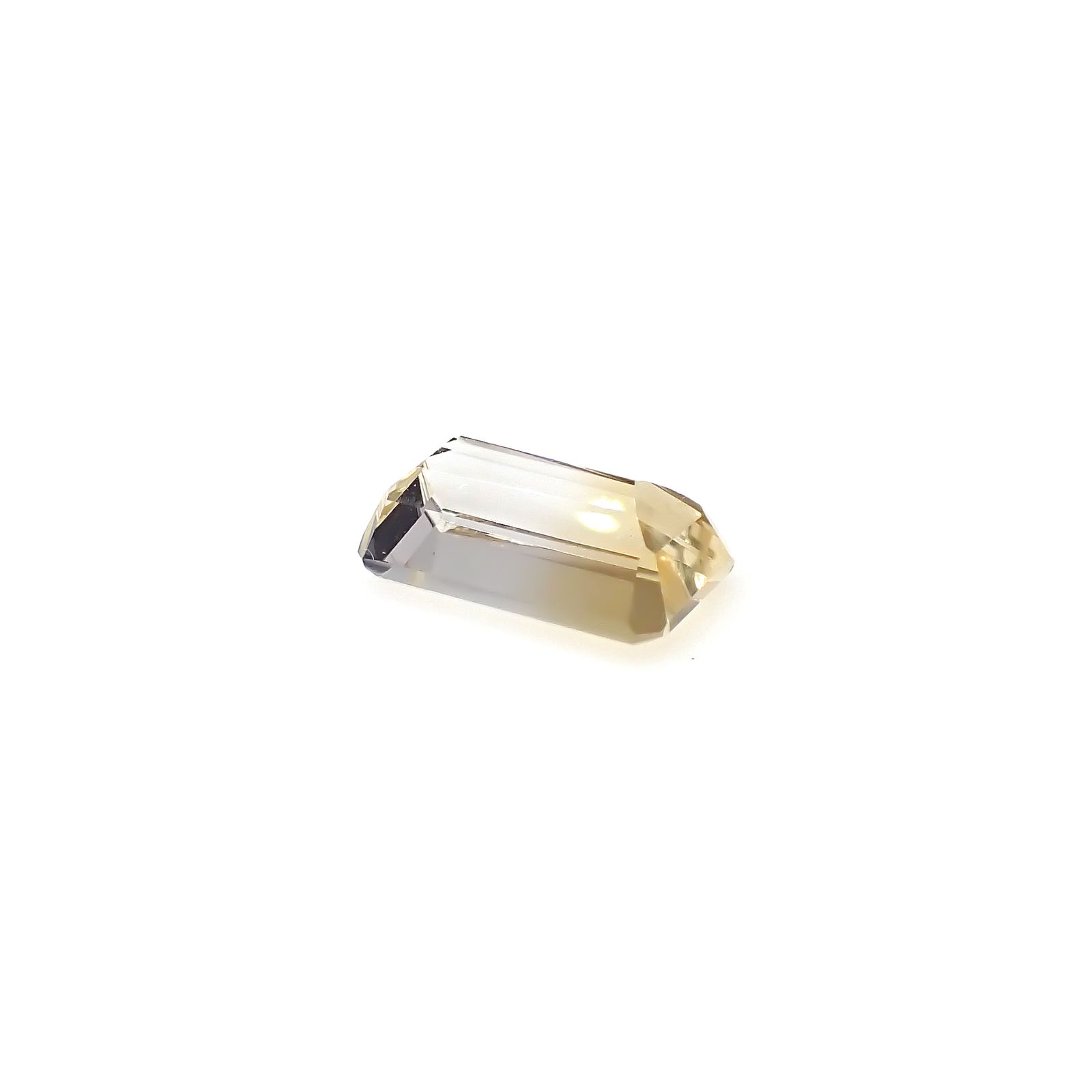 バイカラーシトリン ブラジル・ミナスジェライス州産 5.68ct[240326458]13.9x8.2mm前後