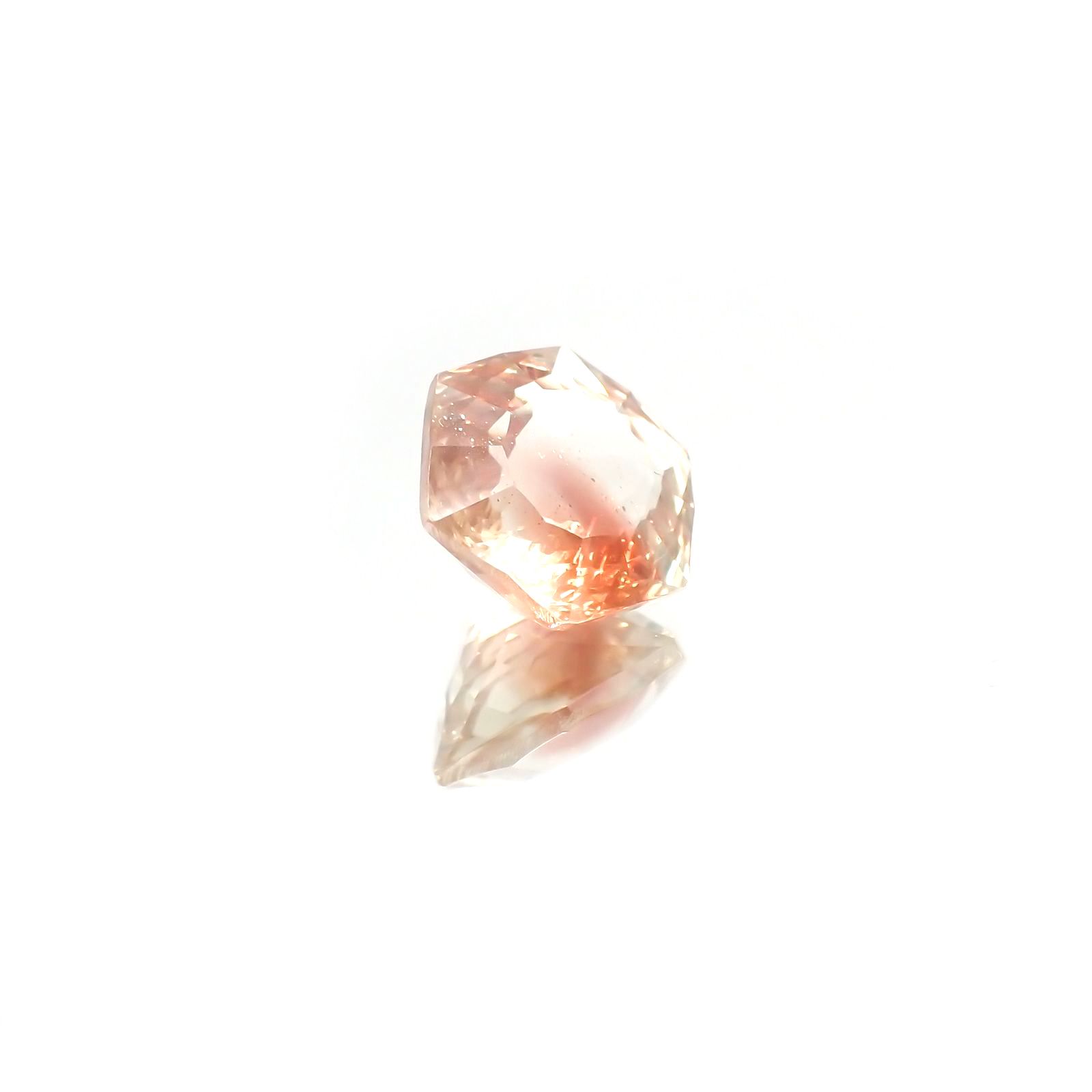 オレゴンサンストーン(宝石名ラブラドライト・サンストーン) アメリカ・オレゴン州産 2.961ct ソ付(彩珠)[210410426]9.1×9mm前後