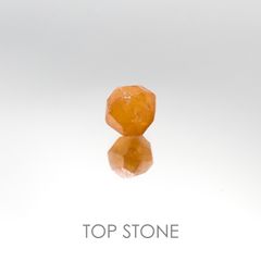 スペサルティンガーネット マンダリンオレンジカラー タンザニア産 原石・結晶 2.2ct[20095407]6.9×6.7mm前後