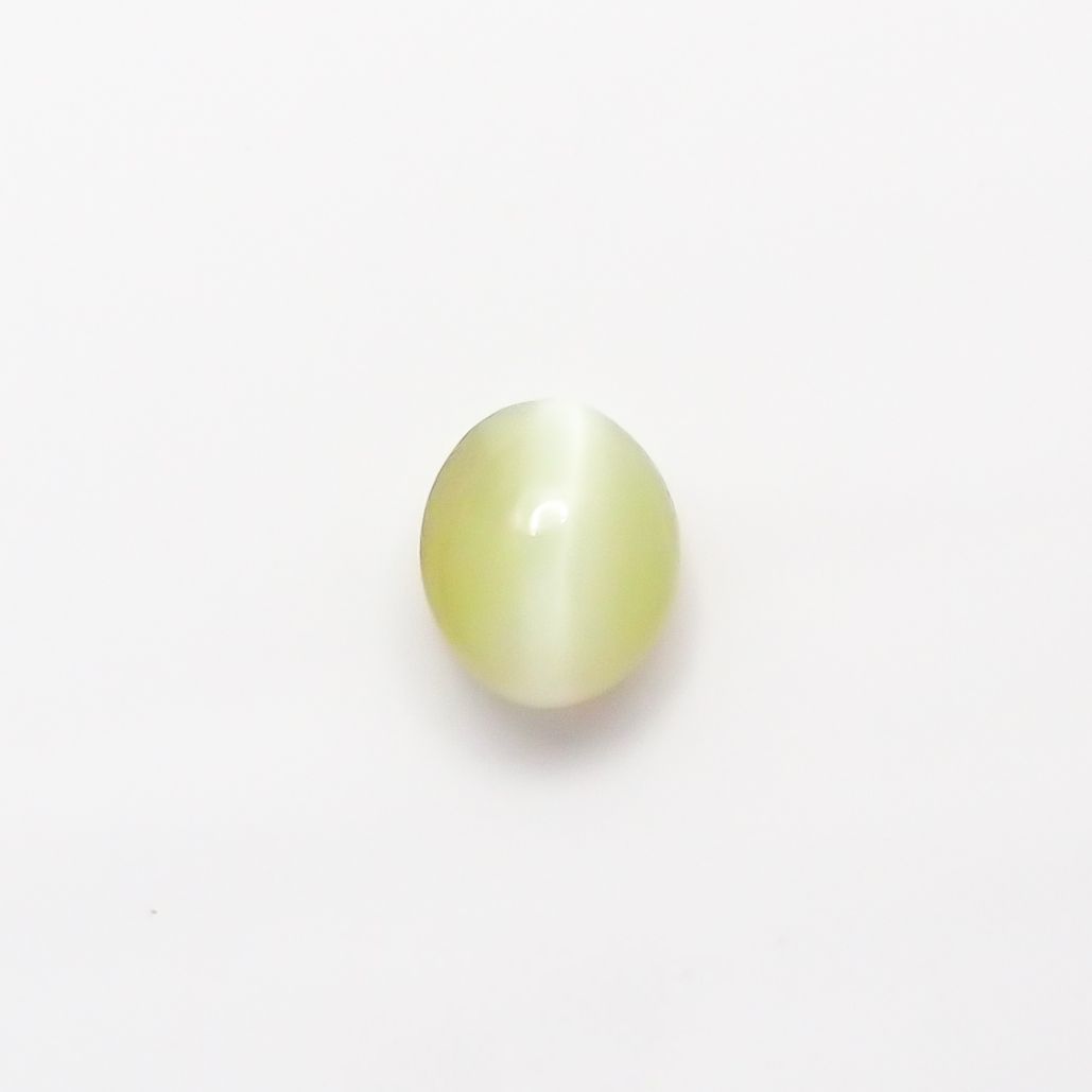 クリソベリルキャッツアイ(宝石名クリソベリル・キャッツアイ) スリランカ産 0.61ct 識別済[210711489]4.8×4mm前後