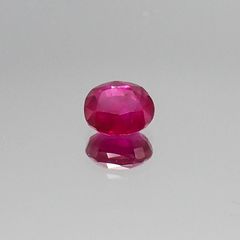 ルビー(宝石名ルビー)ミャンマー・モゴック産 0.82ct 識別済[220717099]5.6x4.9mm前後