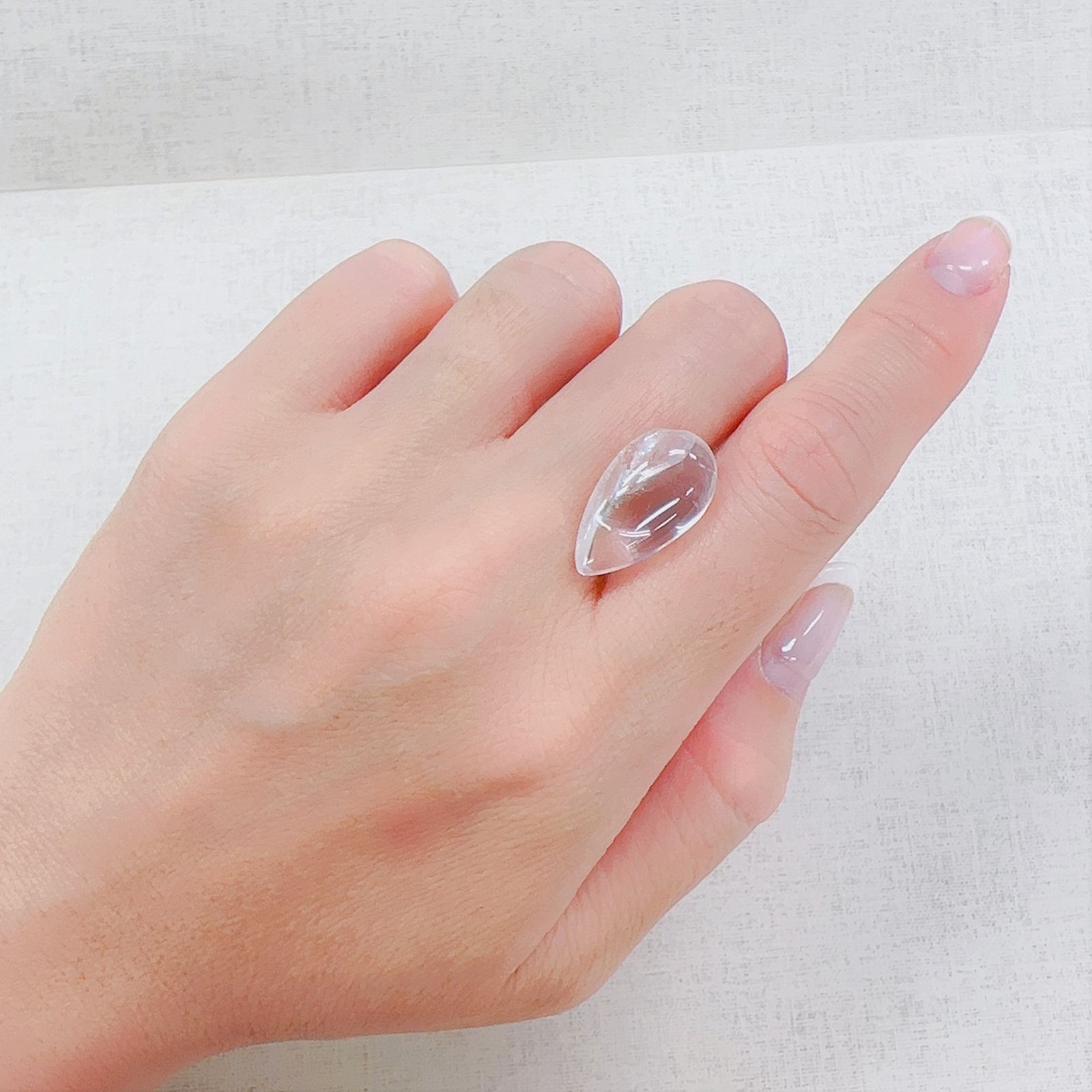 マニフェストインクォーツ ブラジル産 11.37ct[230522086]19.8x11.4mm ...