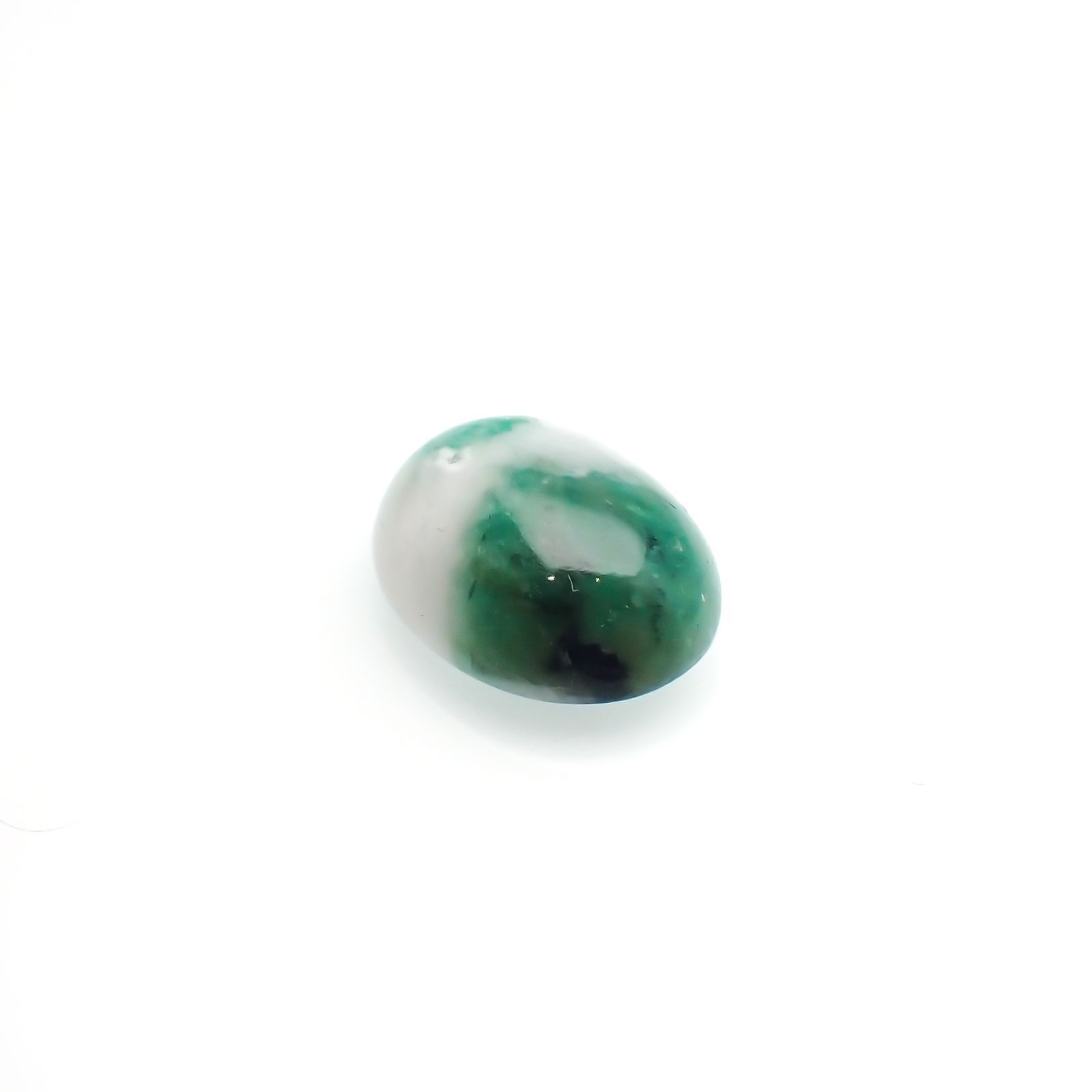 マトリックスエメラルド(エメラルドインクォーツ/フェルドスパー) ブラジル産 5.54ct[210812265]13.1×10.1mm前後