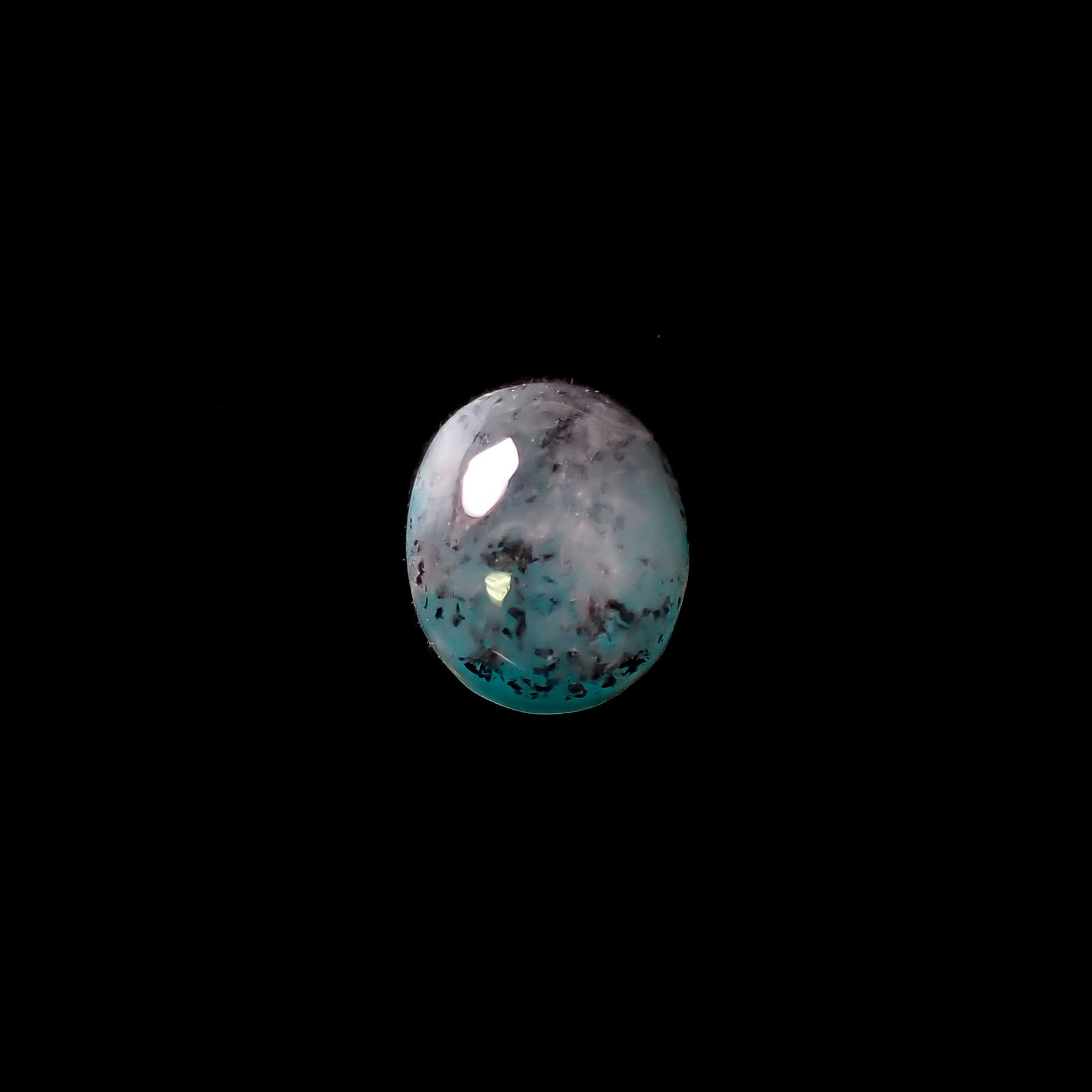 アホイトインクォーツ 南アフリカ・メッシーナ鉱山産 5.64ct [241029318]12.3x10.3mm前後