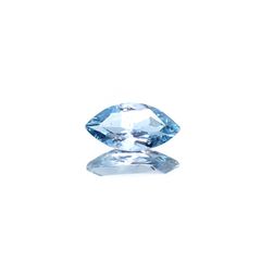 サンタマリアアクアマリン(宝石名アクアマリン) ブラジル産 0.19ct 識別済[210611409]6×3mm前後