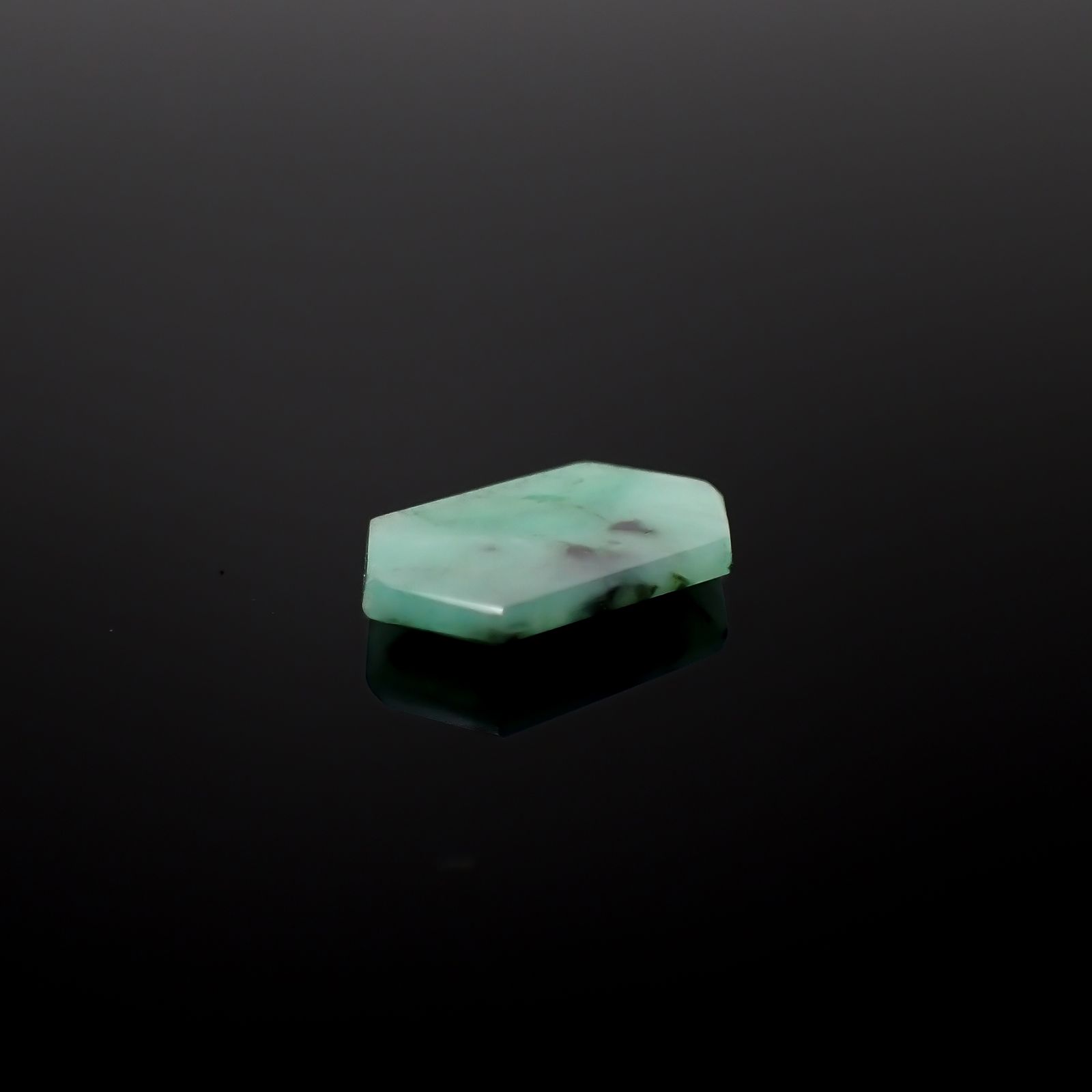 ◇カスタム・ヘキサゴンカット◇エメラルド ブラジル産 2.36ct[240326476]14x8.2mm前後