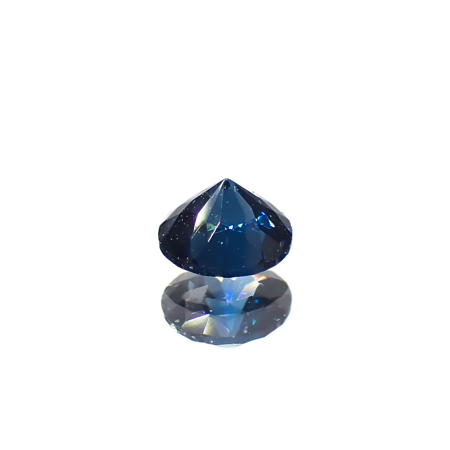 コバルトブルースピネル(宝石名ブルー・スピネル)タンザニア産 0.237ct ソ付(日独)[240928997]3.71x3.74mm前後