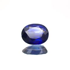 サファイア(宝石名サファイア)スリランカ/マダガスカル産 0.68ct 識別済[220917645]5.9x4.8mm前後