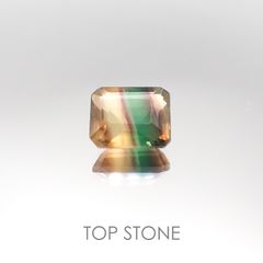 バイカラーフローライト ブラジル産 ルース 5.31ct[20095596]11×8.9mm前後