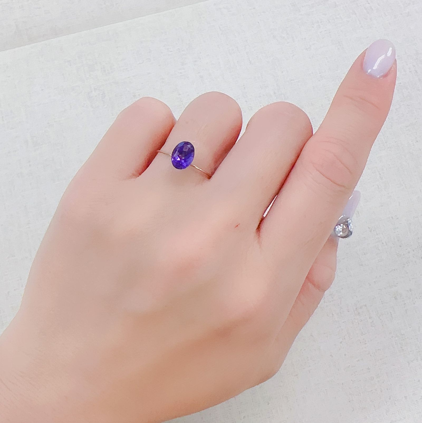 カラーシフトアメジスト ブラジル/ウルグアイ産 1.12ct[230321235]8x5.9mm前後
