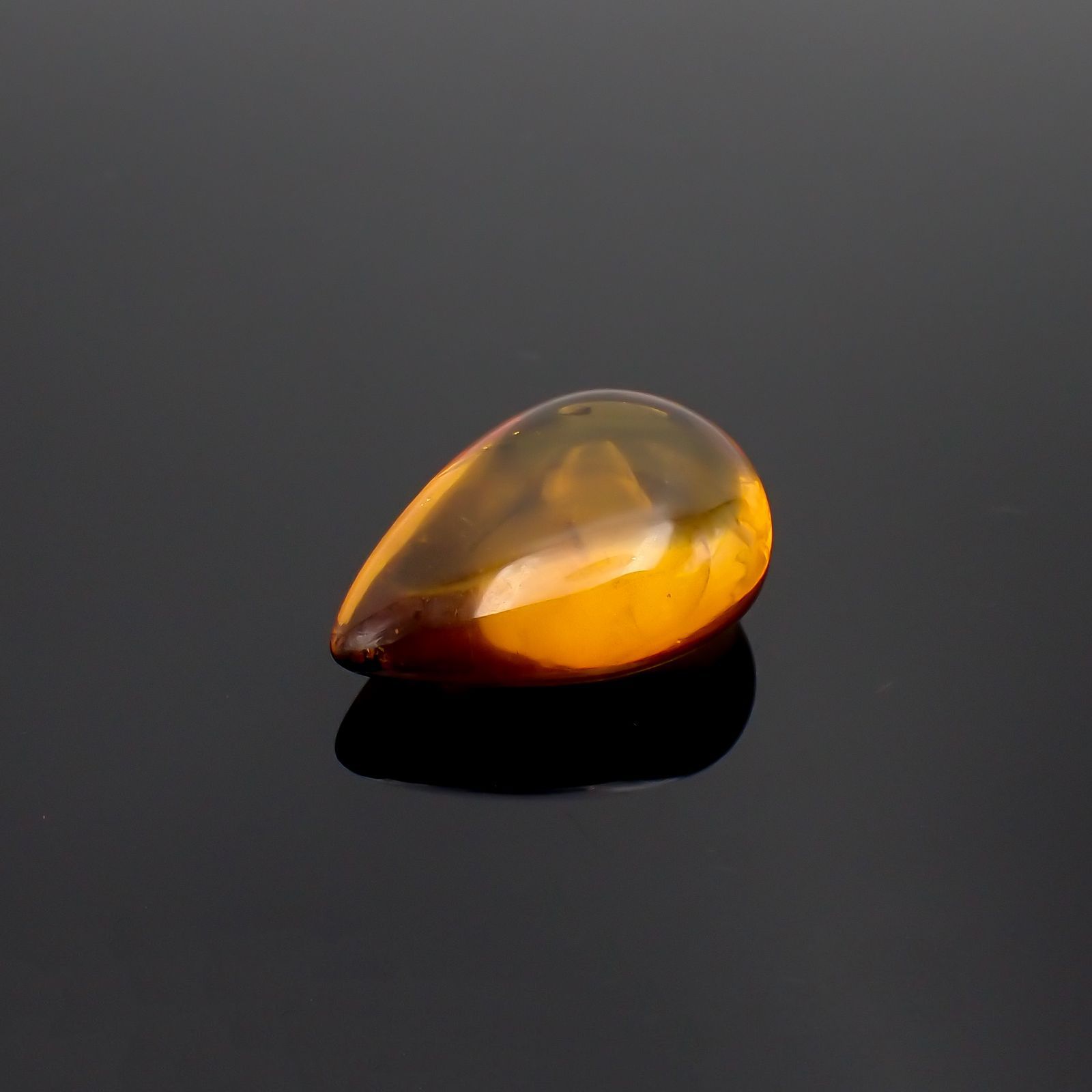 虫入り琥珀 コロンビア産 11.39ct [221018557]25.1x17.7mm前後