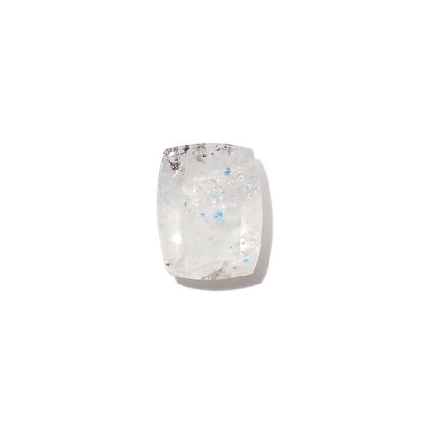 パライバクォーツ(宝石名ギラライト イン クォーツ)ブラジル産 7.83ct 識別済[231024035]15.3x11.8mm前後