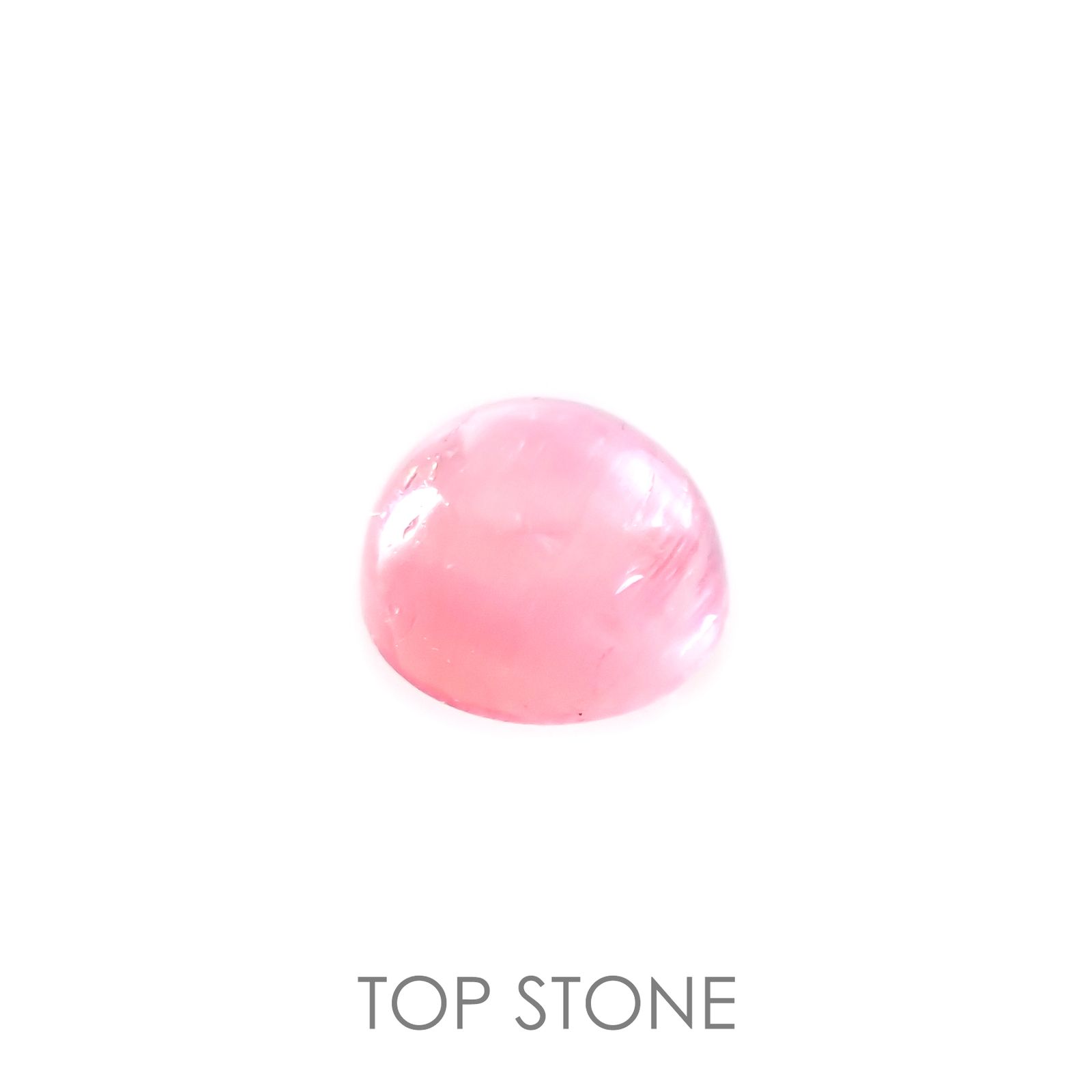 ペツォッタイトキャッツアイ(ラズベリル)(宝石名ペツォッタイト・キャッツアイ)マダガスカル産 0.391ct ソ付(彩珠)[220114347]4x3.9mm前後