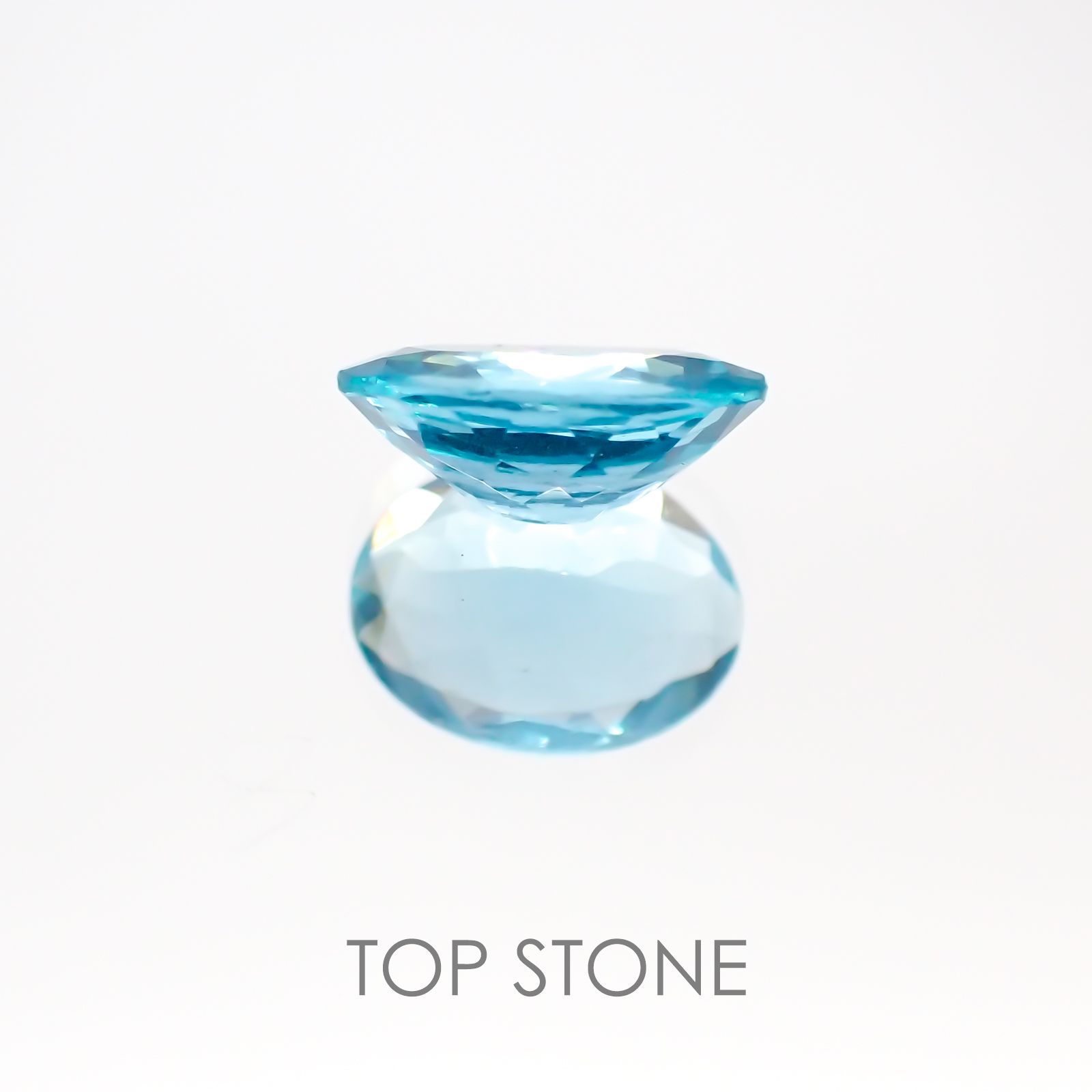 アパタイト(宝石名アパタイト) ブラジル産 1.04ct 識別済[21037936]8×6mm前後