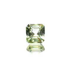 ミントトルマリン(宝石名グリーン・トルマリン) ルワンダ産 1.264ct ソ付(彩珠)[211013634]6.2×6.1mm前後