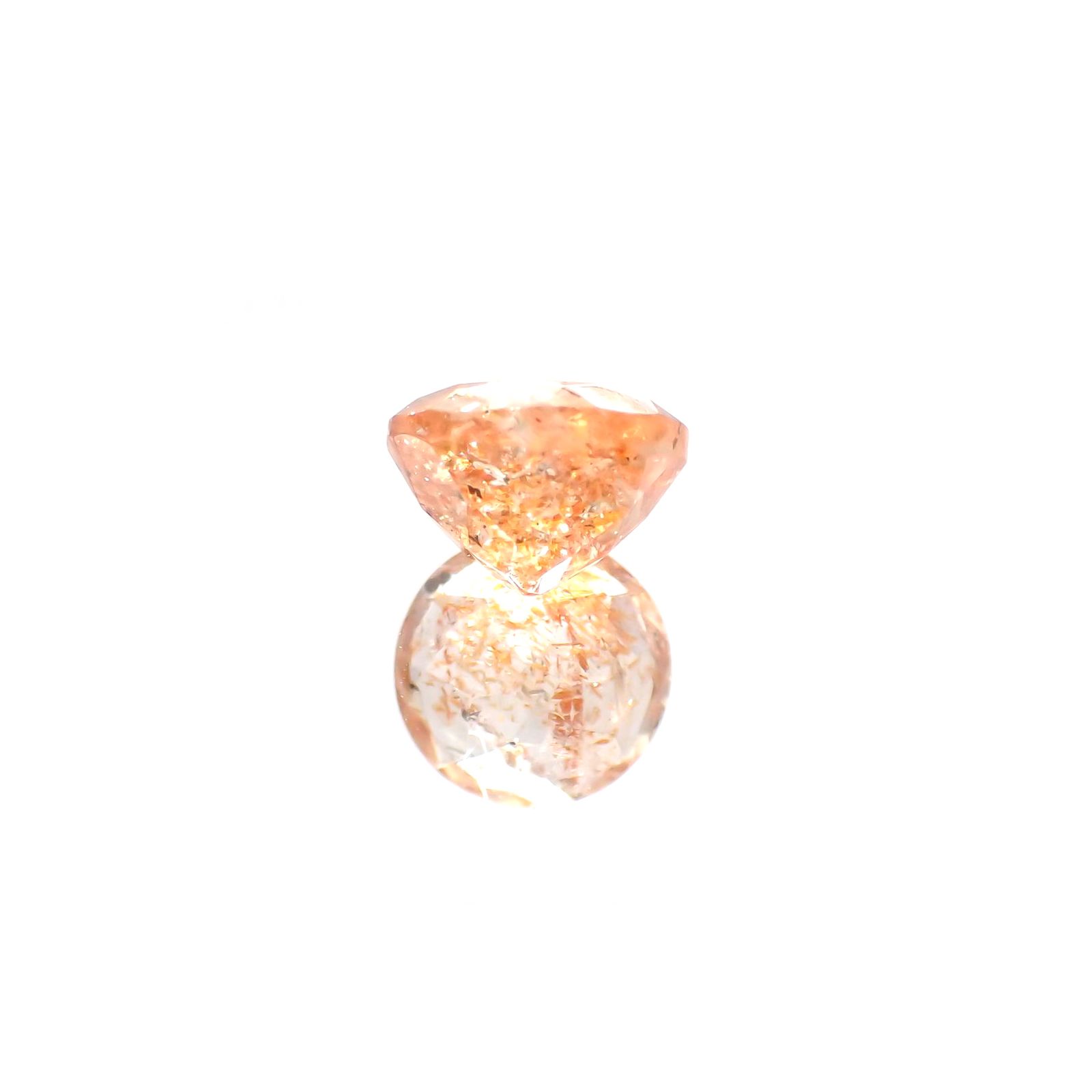 イリュージョンサンストーン(宝石名フェルドスパー) タンザニア産 2.02ct 識別済[250812304]8×8mm前後