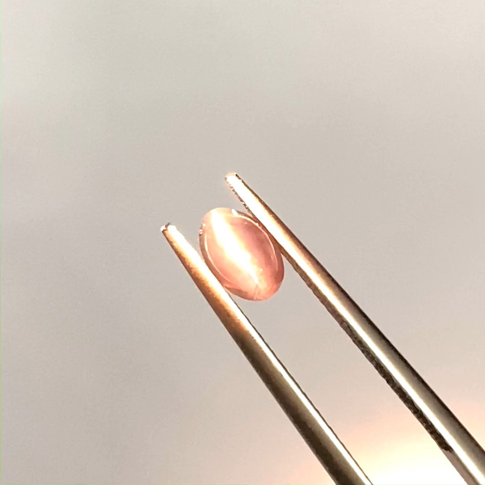 アレキサンドライトキャッツアイ インド産 0.65ct / 5.5x3.8mm前後