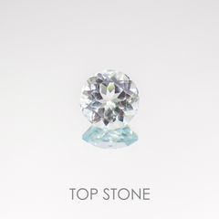 アンブリゴナイト/モンテブラサイト マダガスカル産 ルース 1.14ct[20127378]6.7×6.6mm前後