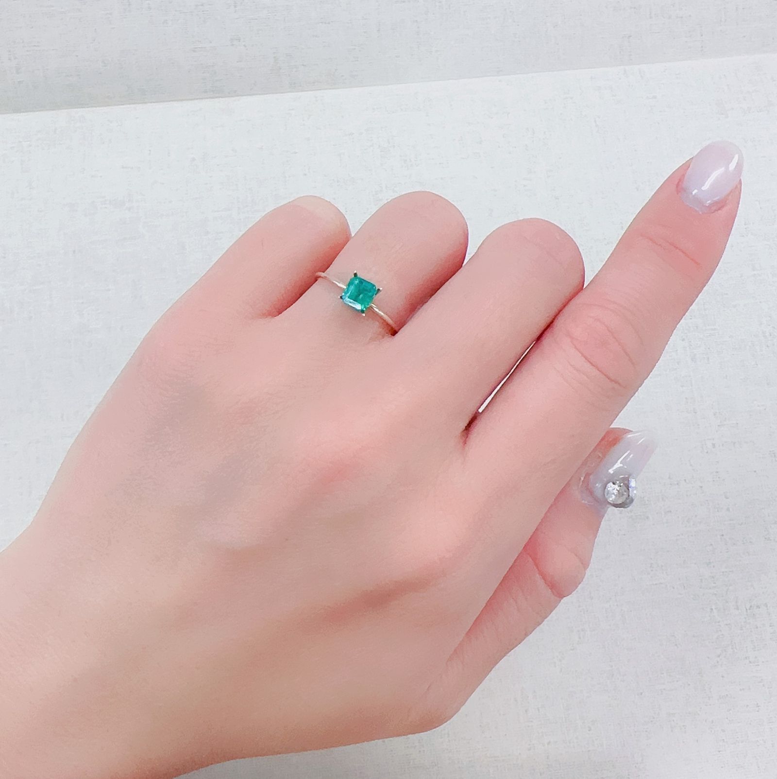 エメラルド コロンビア産 0.54ct[230421709]4.5x4.7mm前後